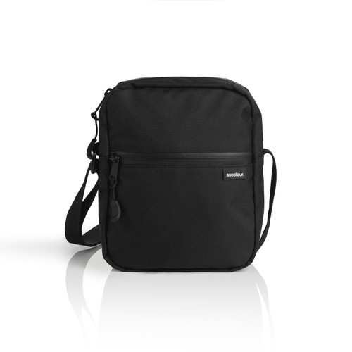 BLACK recycled-transit-bag-black